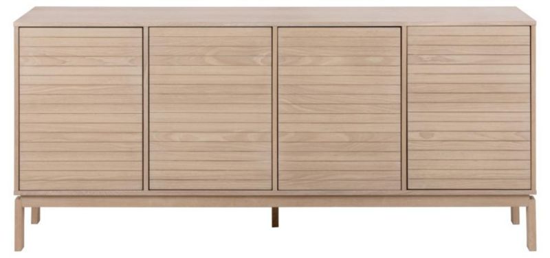 Komoda Linley ACTONA, bělený dub, 180 cm, na nožičkách, moderní do obývacího pokoje, 1 ks.