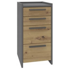 Komoda Matkam szafka ALTIVO 2SW2SN artisan-antracyt 1 szt.