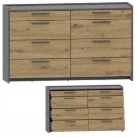 Komoda Matkam szafka ALTIVO COM 135 6SW2SN artisan-antracyt 1 szt.