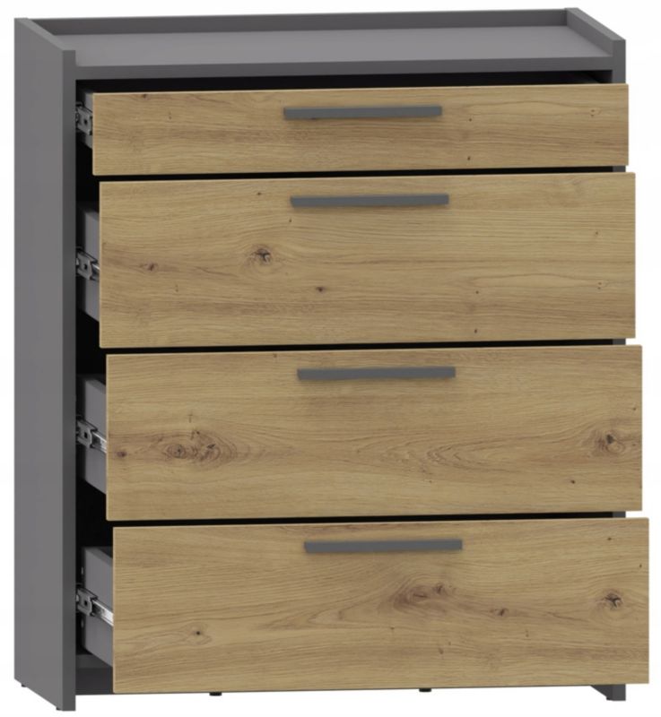 Komoda Matkam szafka ALTIVO COM 70 3SW1SN artisan-antracyt 1 szt.