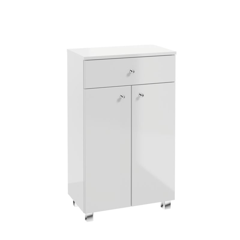 Komoda Pat 50 cm biały połysk