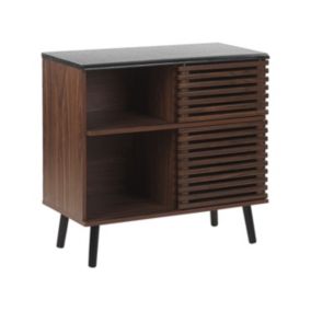 Komoda Perth 80 cm Ciemne drewno 1 szt.
