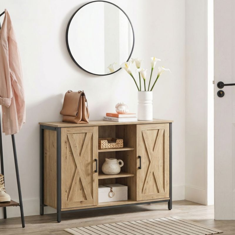 Komoda Songmics dąb artisan do salonu sypialni rustykalna 1 szt