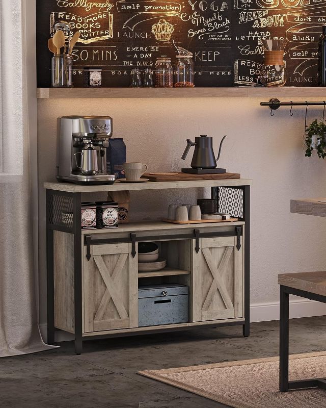 Komoda Songmics z 2 przesuwnymi drzwiami LOFT 1 szt.