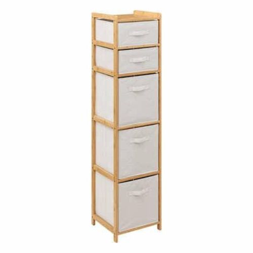 Komoda Tidy 5FIVE SIMPLY SMART, moderní bambusová komoda, 144 cm, do ložnice a obývacího pokoje, 1 ks.