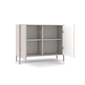 Komoda TopEshop KAMARO 2D Slim/Gładki Kaszmir 103,5x82,5x40 cm 1 szt