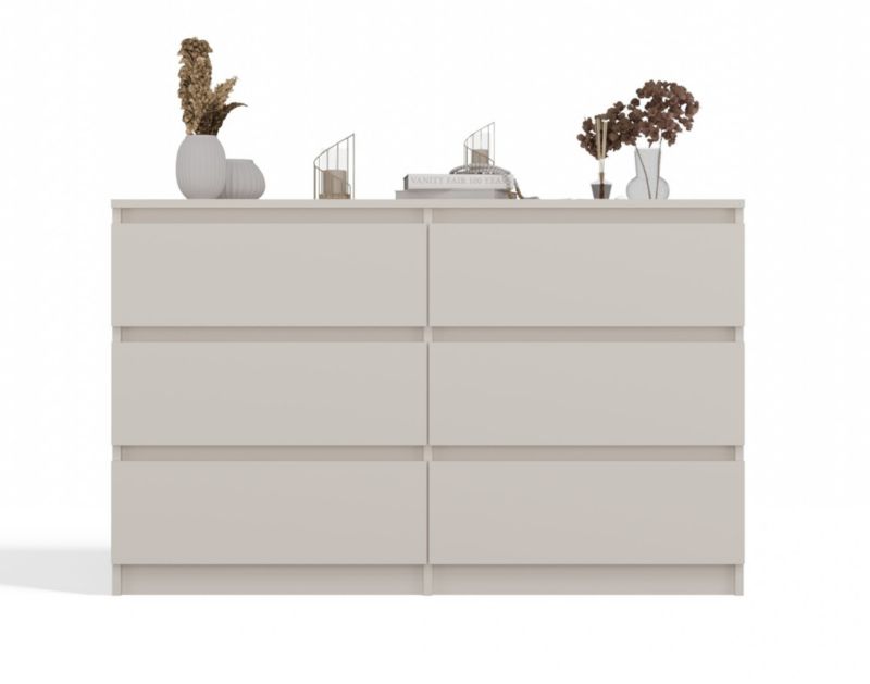 Komoda Topeshop Malwa M6 120 Kaszmir Beż 30x120x75 cm 1 szt.