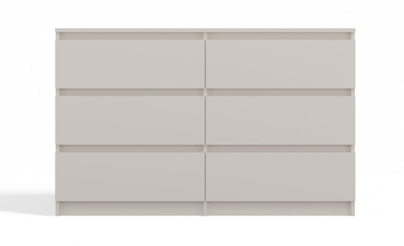 Komoda Topeshop Malwa M6 120 Kaszmir Beż 30x120x75 cm 1 szt.