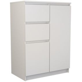 Komoda Topeshop Szafka 2D2S Biała 40x70x97 cm 1 szt.