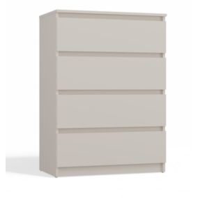 Komoda Topeshop Szafka 4 Szuflady M4 Kaszmir Beż 40x70x97 cm 1 szt.