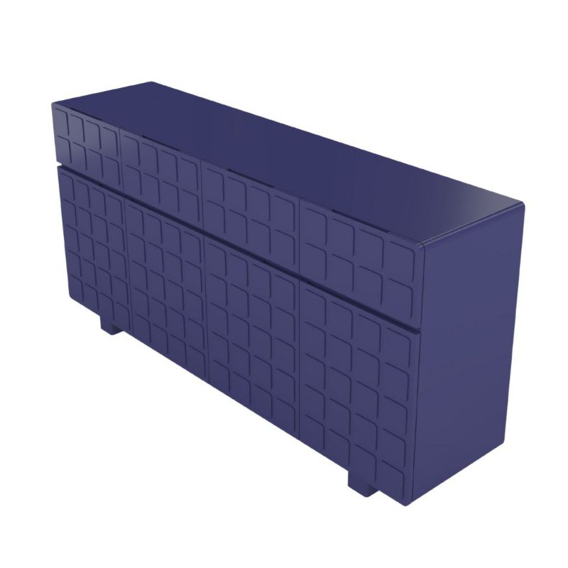 Komoda z frontami 3D Skandica CUBO long granatowy 169cm 1 szt.