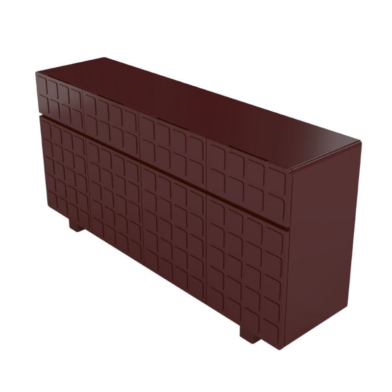 Komoda z frontami 3D Skandica CUBO long mahoń 169cm 1 szt.