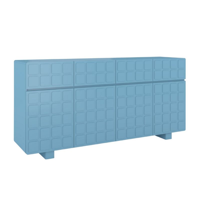 Komoda z frontami 3D Skandica CUBO long niebieski 169cm 1 szt.