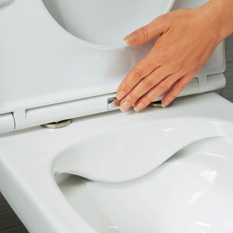 Kompakt WC GoodHome Cavally bezkołnierzowy poziomy 3/6 l z deską wolnoopadającą