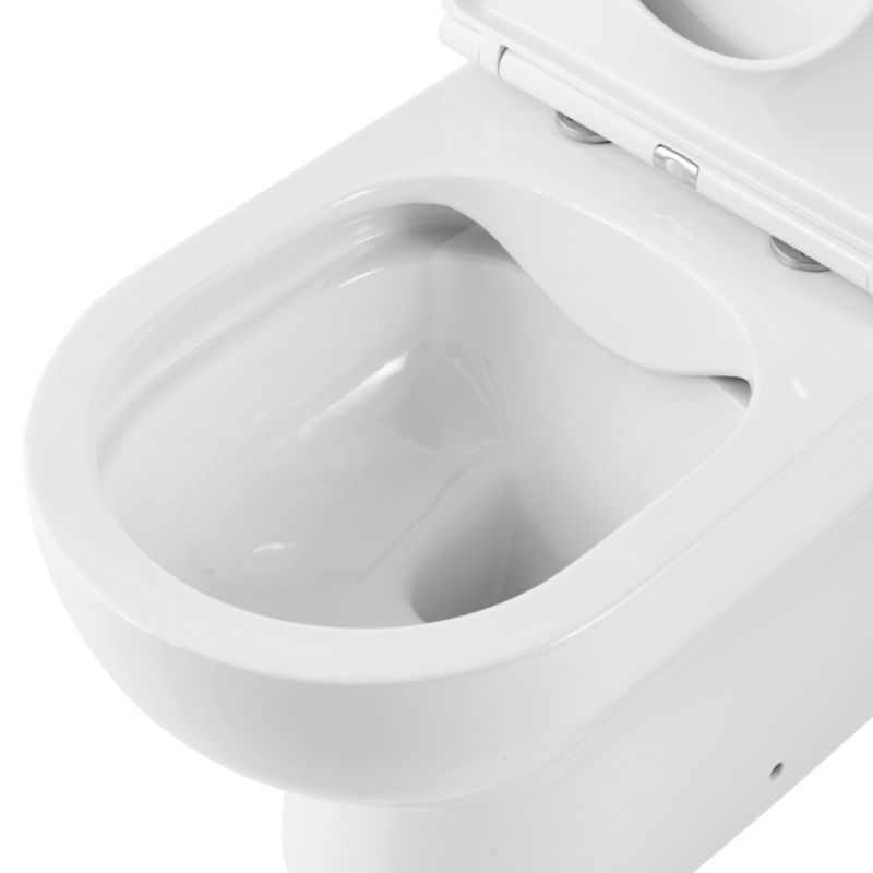 Kompakt WC GoodHome Cavally bezkołnierzowy poziomy 3/6 l z deską wolnoopadającą