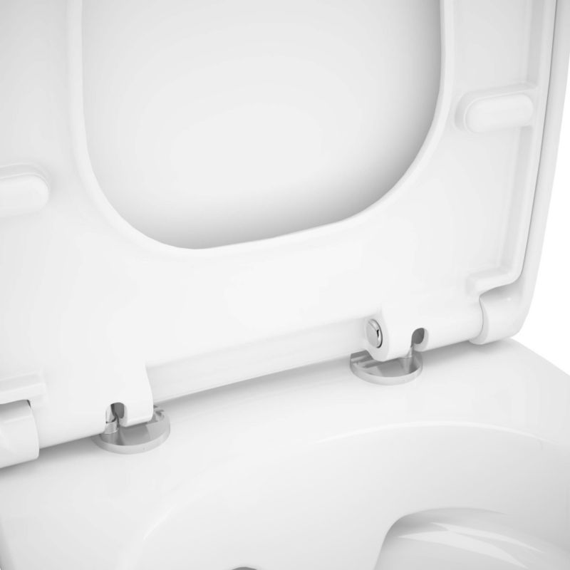 Kompakt WC GoodHome Kamori bezkołnierzowy z deską z duroplastu pionowy
