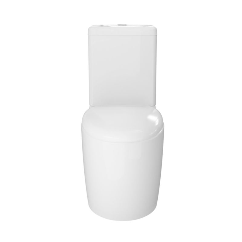 GoodHome Kentia WC kompaktní, bezrámová vířivá vana se soft-close sedátkem z duroplastu.