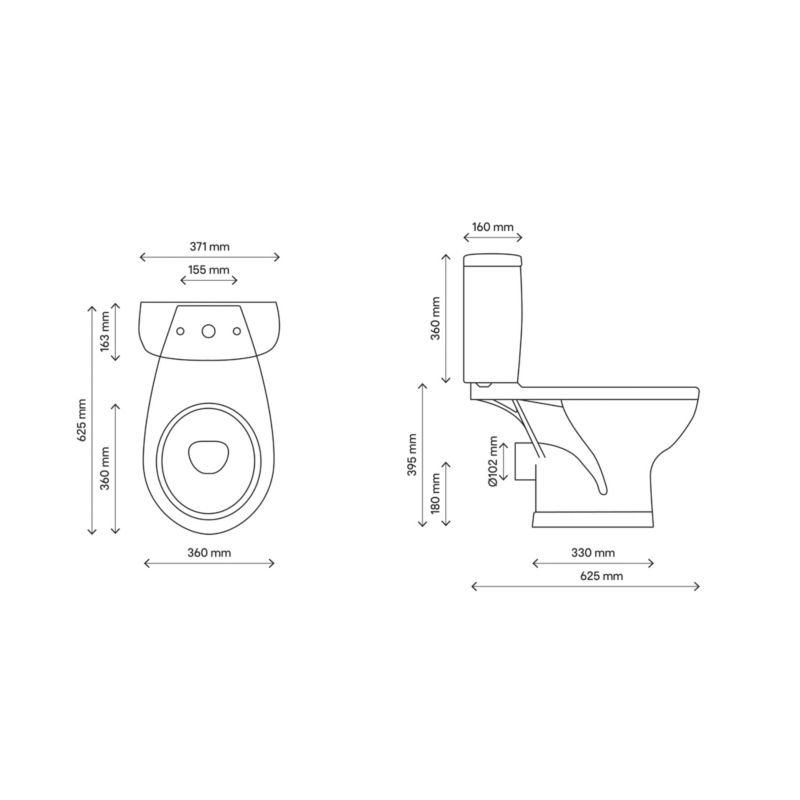 Kompakt WC Koło Piano 3/6 l z deską wolnoopadającą odpływ poziomy