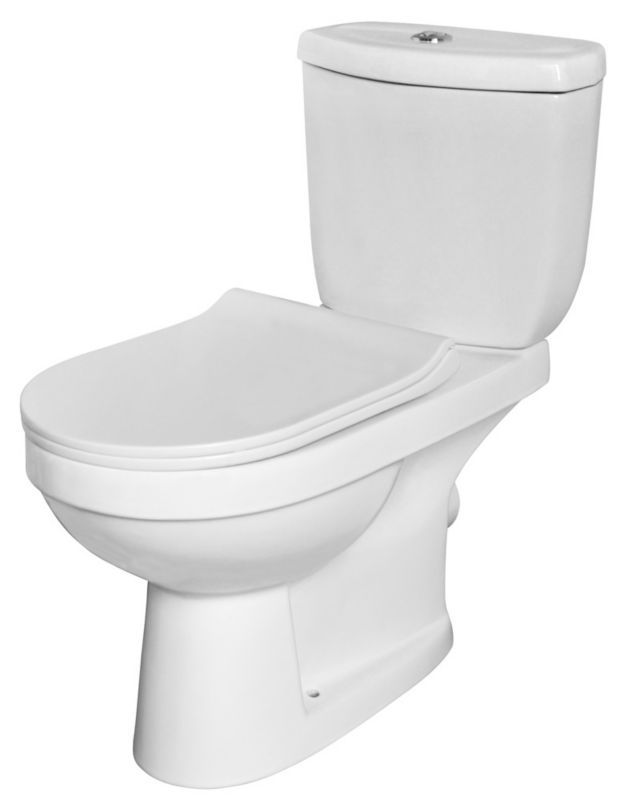 Kompakt WC Nivona bezkołnierzowy poziomy 3/6 l z deską wolnoopadającą