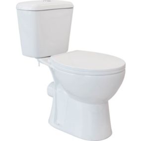 Kompakt WC Orinoco Crespo Rim bezkołnierzowy z deską wolnoopadającą