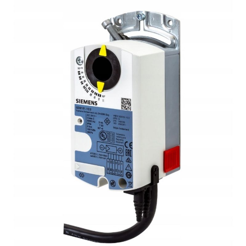 Kompaktowy regulator VAV z siłownikiem GDB181.1E/3 SIEMENS 1 szt.