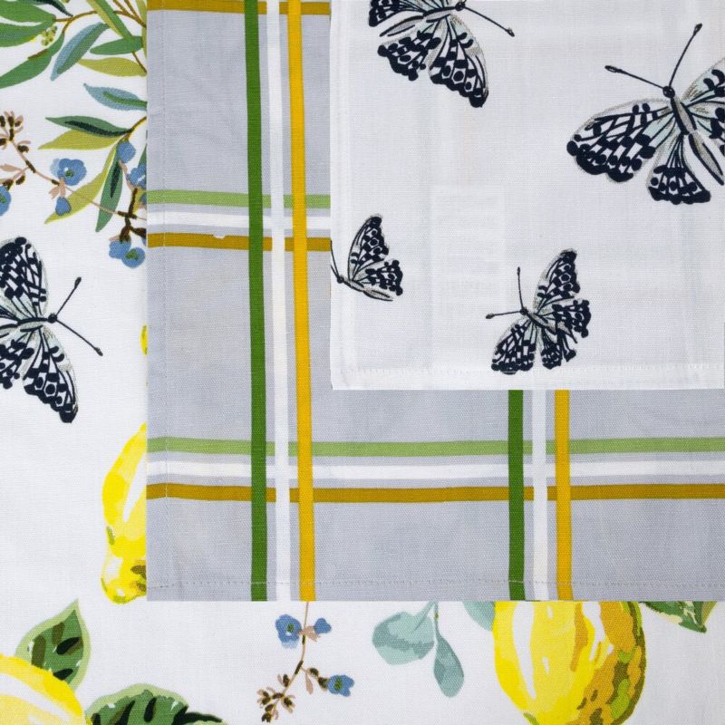 Komplet 3 ścierek LEMON Eurofirany 50 x 75 cm bawełniane z motywem cytryn 1 kpl