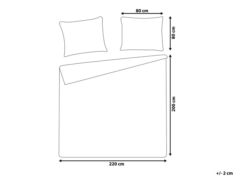 Komplet pościeli Jednolity Harmonridge 200x220 cm Bawełna satynowa Różowy 1 kpl