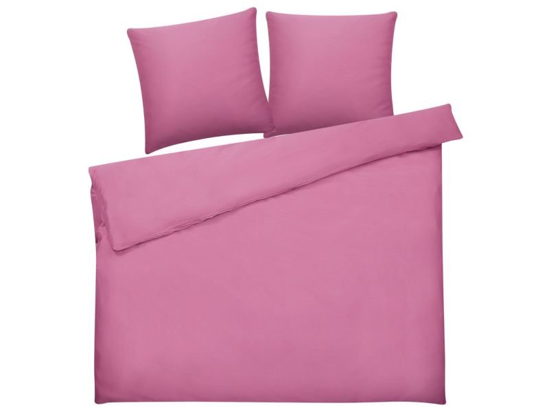 Komplet pościeli Jednolity Harmonridge 200x220 cm Bawełna satynowa Różowy 1 kpl