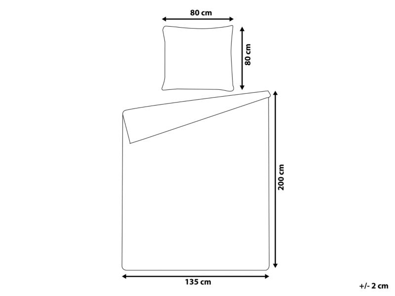 Komplet pościeli Wzór kwiatowy Larynhill 135x200 cm Bawełna satynowa Różowy 1 kpl