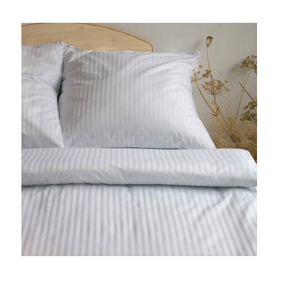 Komplet pościeli z mikrofibry KAM-POL bawełna 100% na zamek pasek 1 cm 140x200 + 70x80 2 szt.