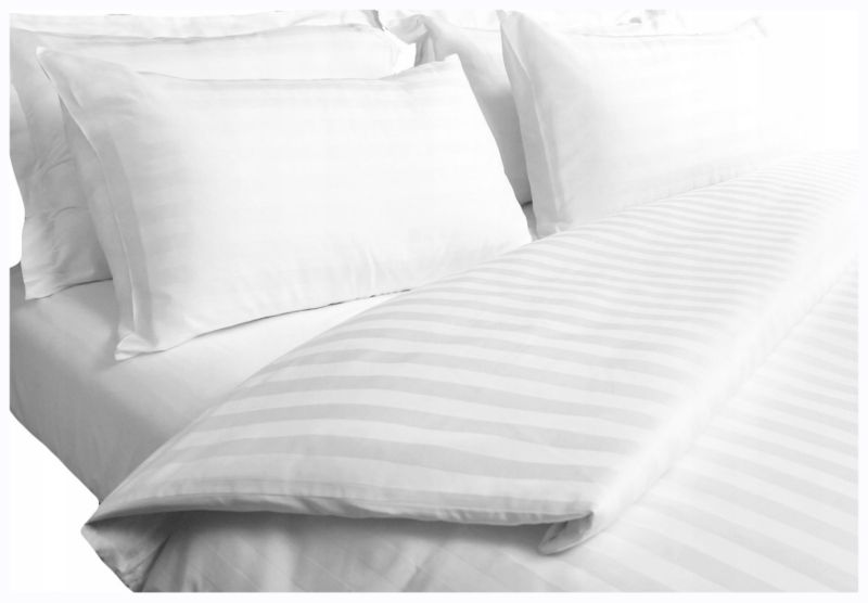 Komplet pościeli z mikrofibry KAM-POL bawełna 100% na zamek pasek 2 cm 160x200 + 2x50x70 3 szt.