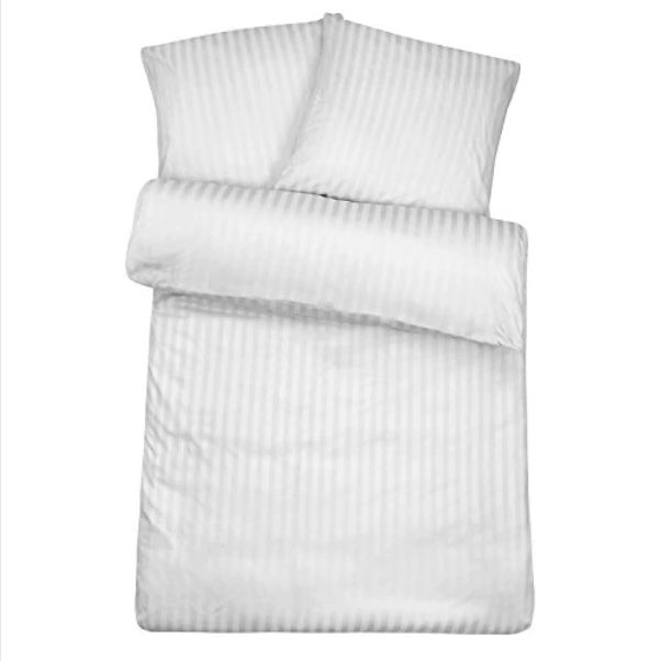 Komplet pościeli z mikrofibry KAM-POL bawełna 100% na zamek pasek 2 cm 180x200 + 2x50x70 3 szt.