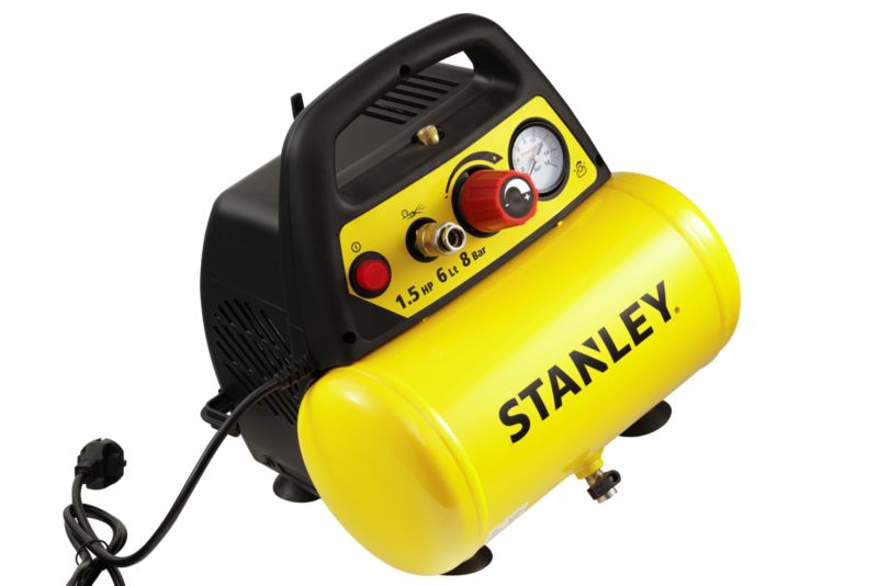 Kompresor bezolejowy Stanley 6 l 1100 W 1,5 KM 8 bar