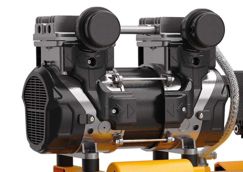 KOMPRESOR DeWALT DXCMS2524HE BEZOLEJOWY 1800W 24L wydajna sprężarka 10 bar 1 szt