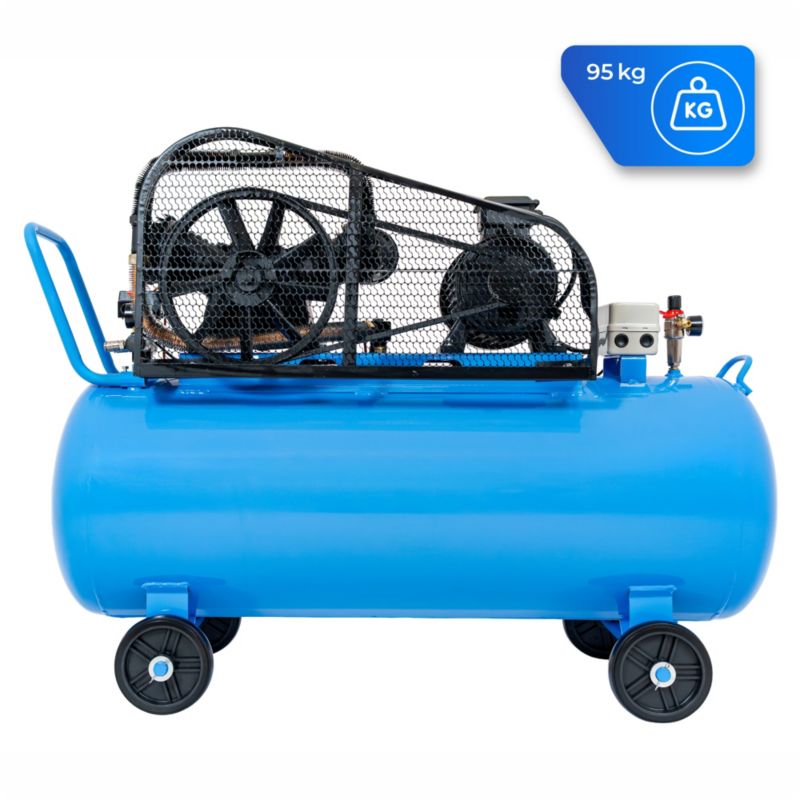 Kompresor olejowy HEXWELT 200L 5500W 8 Bar 730L/min 2-tłokowy sprężarka powietrza 1szt.
