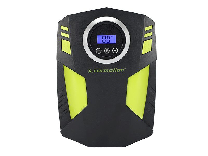 Kompresor powietrza, Carmotion,  DC 12V, 150 PSI, automatyczny z cyfrowym ciśnieniomierzem, 4 adaptery, 1 szt.