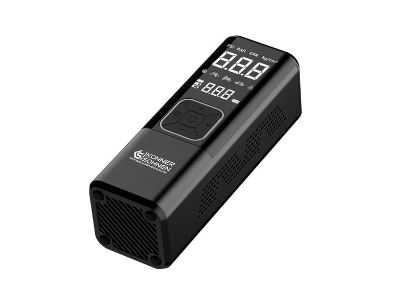 Kompresor samochodowy akumulatorowy 3 w 1 Könner & Söhnen 3x2000mAh 23 l/min 150psi 1 szt.