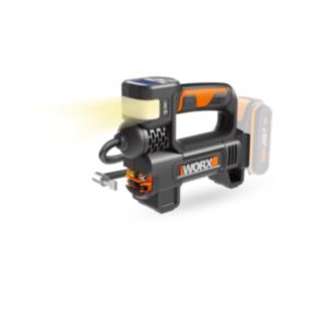 Kompresor samochodowy Worx WX092.9 4 w 1 z latarką akumulatorowy