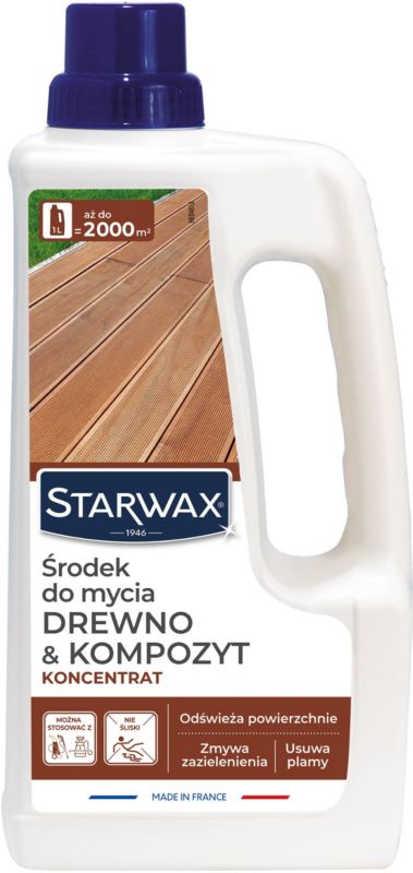 Koncentrat do mycia drewnianych tarasów Starwax 1 l