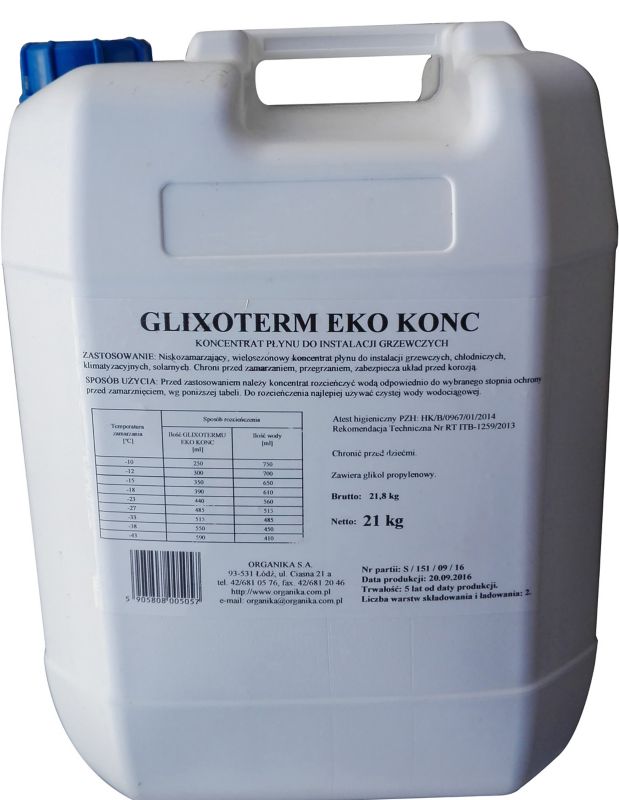 Koncentrat Glixoterm Eko 21 kg