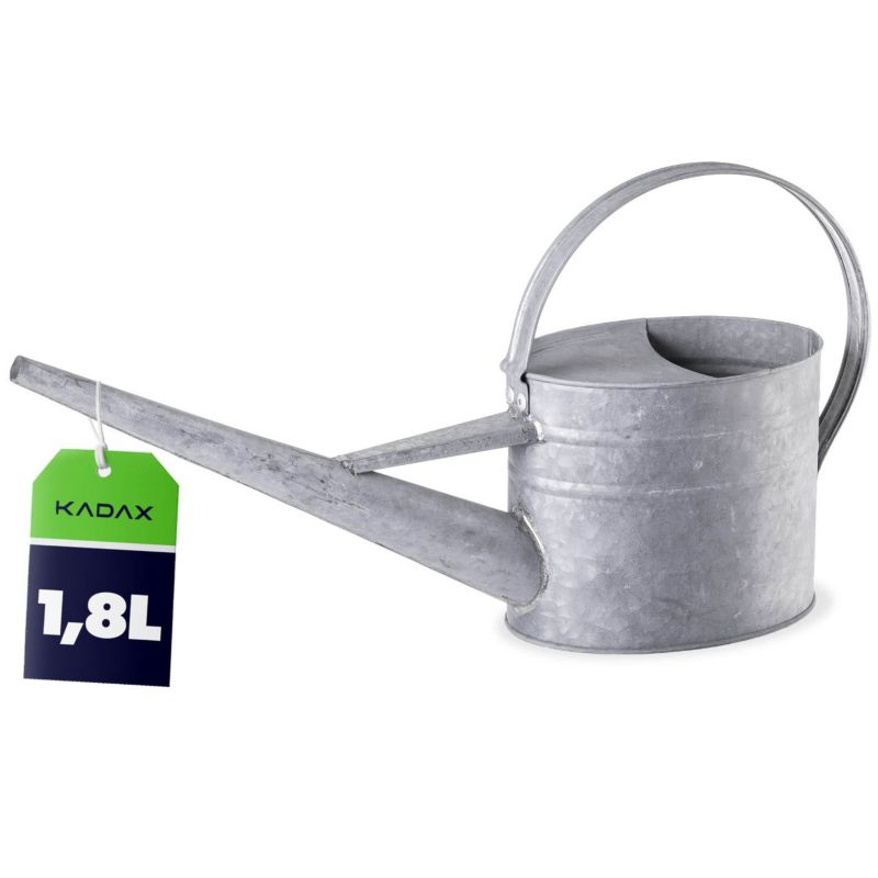 Konewka KADAX 1.8 L stalowa ocynkowana srebrna 1 szt.