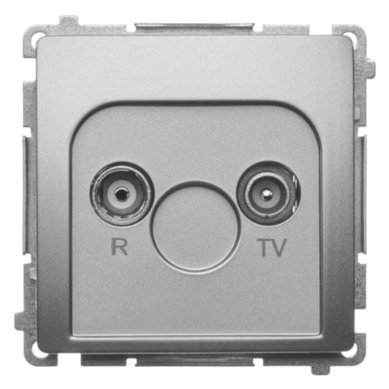 Kontakt Simon Basic Gniazdo Antenowe Rtv Końcowe Satyna 1 Szt