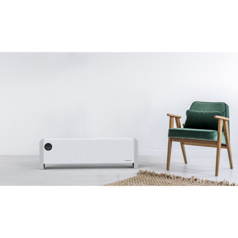 Konwektor niski GoodHome Plinth 2200 W biały