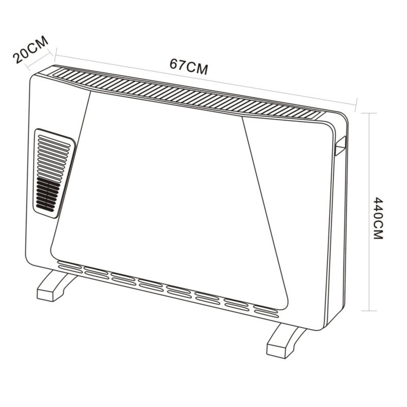 Konwektor Turbo Timer 2500 W