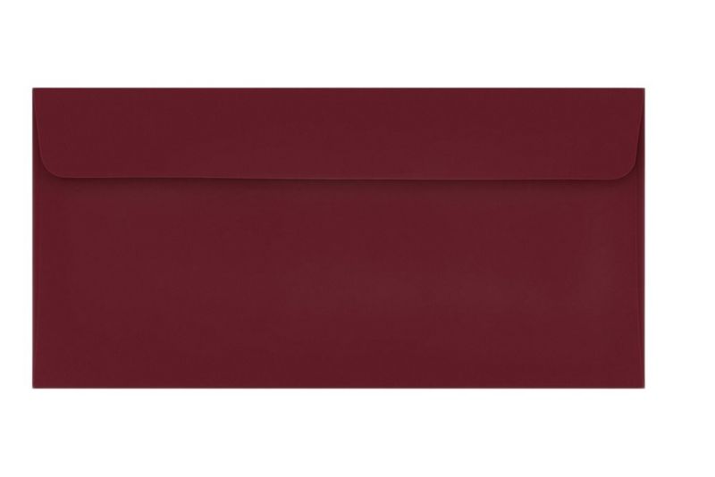 Koperty Neopak DL HK Bordowe Burgundowe 120g - Eleganckie Koperty 10 szt.