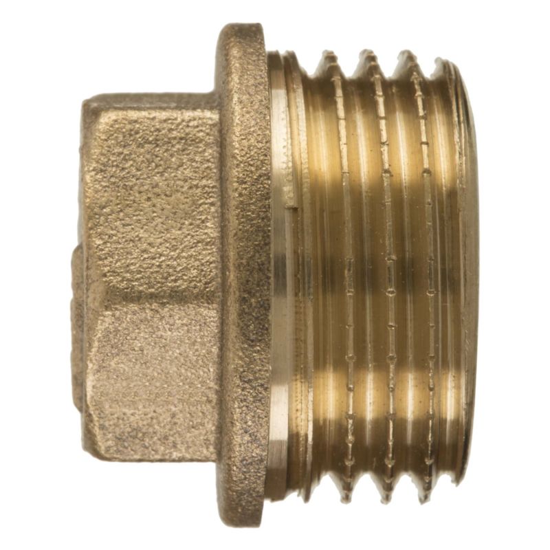Korek Hydrauliczny Zaślepka Mosiężna 95C 1MPa GZ 1/2" INVENA 1 szt.