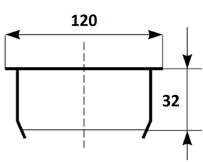 Korek kanalizacji zewnętrznej Magnaplast PCV-U 110 KGM 1 szt.