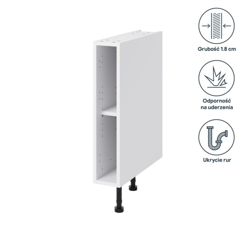Korpus szafki kuchennej dolnej GoodHome Caraway 15 cm