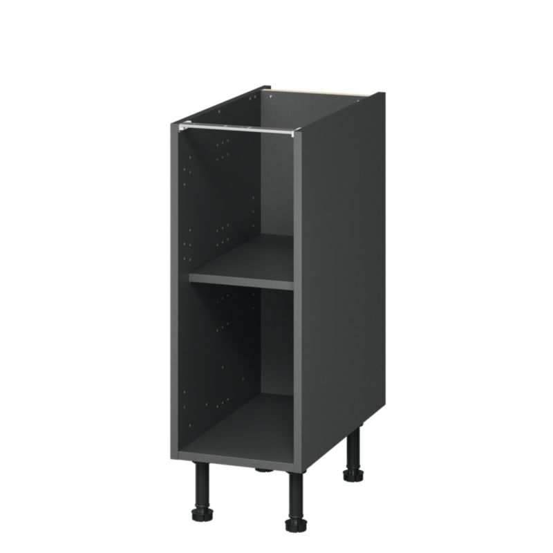 Korpus szafki kuchennej dolnej GoodHome Caraway 30 cm szary