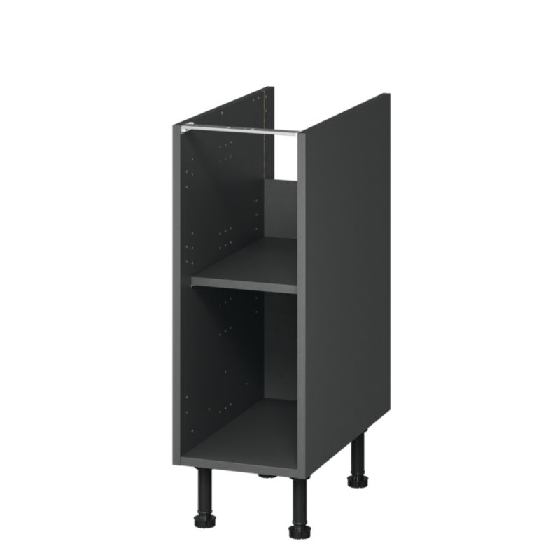Korpus szafki kuchennej dolnej GoodHome Caraway 30 cm szary